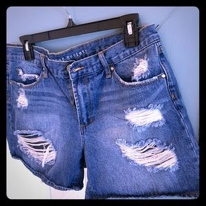 Articles of Society Ripped Denim Shorts